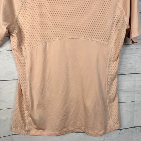 Columbia Womens Small Maplegate Short Sleeve Stretch T-shirt Top Hiking Pink - Picture 6 of 8